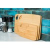 Lipper International 839 Bamboo Wood Thin Cutting Board with Oval