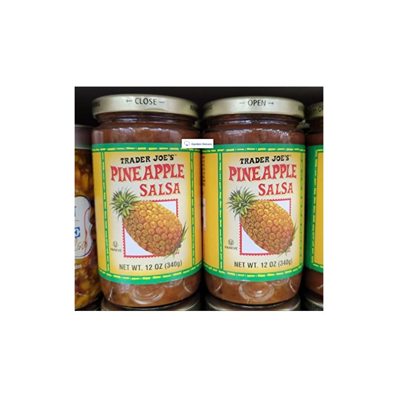 Trader Joe’s Pineapple Salsa 12oz 340g (Two Bottles)