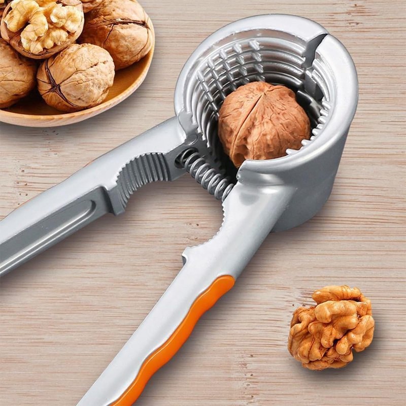 Herramienta Cascanueces, Pinza para Nueces, Fabricado en Acero Inoxidable, Tiene