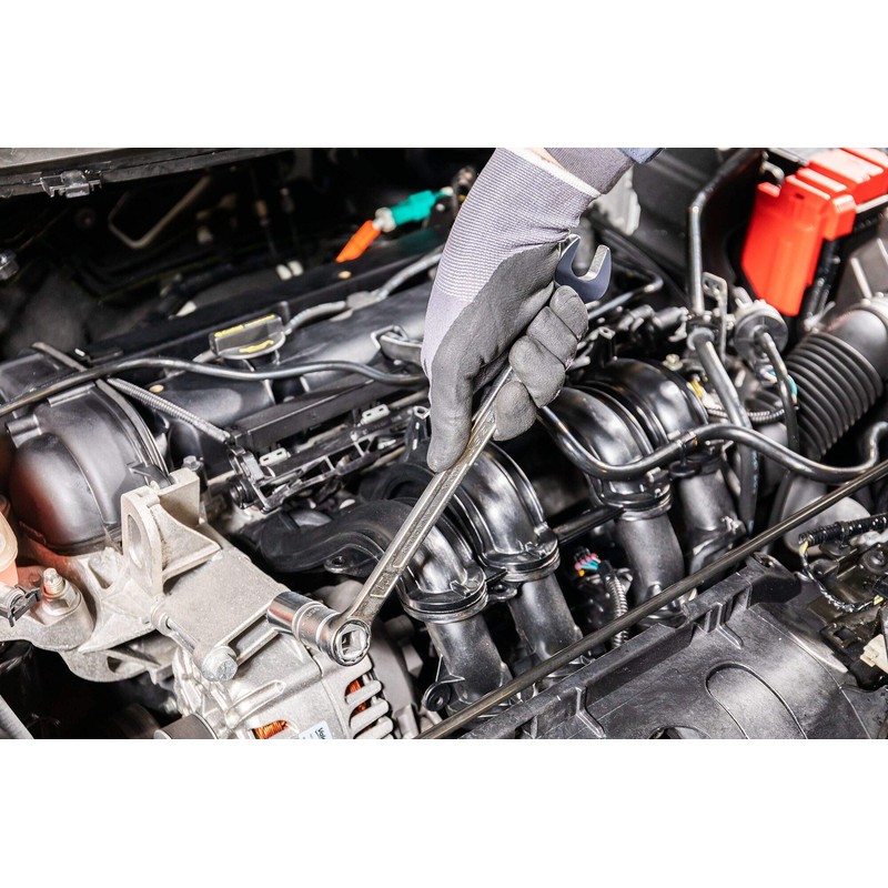 HAZET 844-10 75 mm Stud Bolt Extractor - Chrome-Plated/Polished