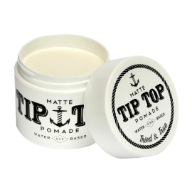 TipTop Tip Top Matte Pomade Medium Hold Water Based Hair Styling Agent 4.25oz