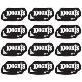 Anderson's Knights EyeBlacks, 12 Pairs per Package, School Spirit, Spirit Gear, Sports Fan Gear, Football Cheerleader Accessories, Homecoming