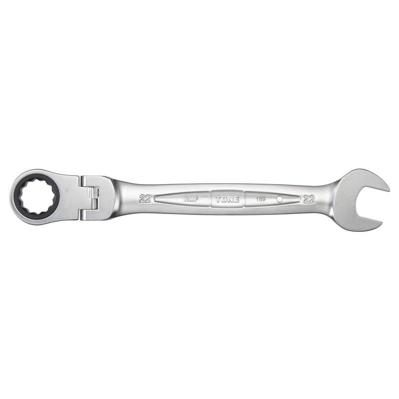TONE RMF-22 Oscillating Ratchet Offset Wrench, Double Side Width 0.87