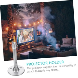 SHINEOFI Ceiling Projector Bracket Durable Wall Hanging Projector Mount with Rotatable Head Easy Installation Compact Design