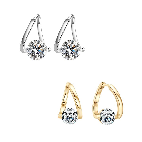 Halolux Lymphvity Germanium Earring for Women Lymphatic Drainage Earring CZ