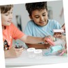 LALAFINA 18Pcs Mini Plastic Storage Buckets Clear Containers for Beads