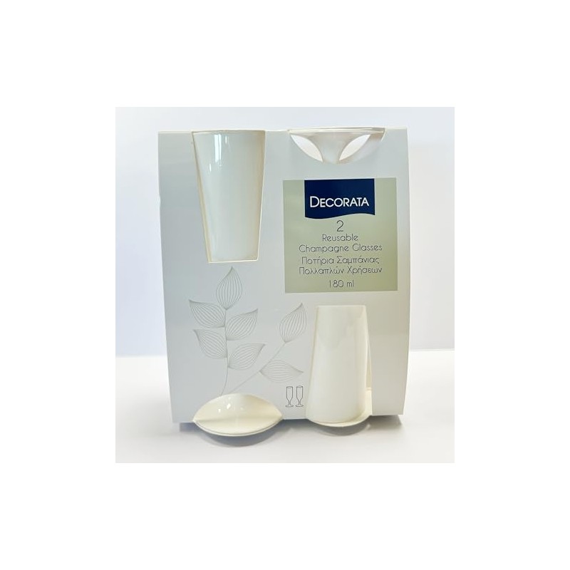 Procos - Reusable Cup 2 Pack Drinking Cups for Party