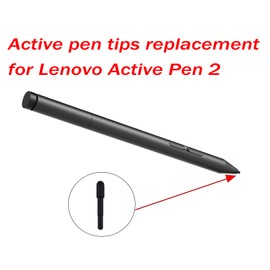 Generic Pen Nib Replacement Compatible for Lenovo Active Pen 2 Tips Replacement for Lenovo Active Pen 2 Nib Type-C Convertor, Lenovo_ActivePen2_Tip_Hei#CO#