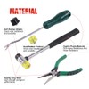 Hilitchi Tack Hammer Soft Mallet Upholstery Tools Staple Nails Decorative