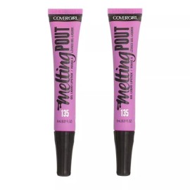 COVERGIRL Pack of 2 CoverGirl Melting Pout Gel Liquid Lipstick, Gelfriend 135