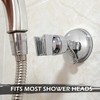 Quacc Adjustable Shower Head Holder Shower Handle Clip Removable Strong
