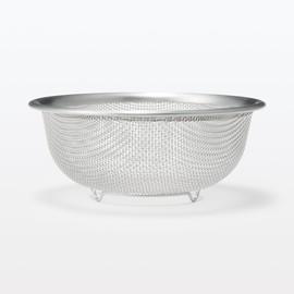 MUJI 84376269 Stainless Steel Mesh Colander XS Silver