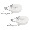 sourcing map 2Pcs Tub Stoppers, Rubber Bathtub Stoppers 45-47mm Kitchen