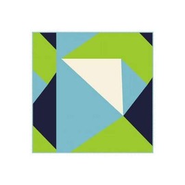 TORAYSEE Toray Toleshi Ultra Fine Fiber Cloth Design Cloth tb 2 Sankaku 24 24 cm