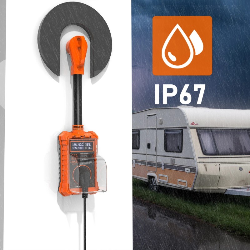 Neverland RV Surge Protector 50 Amp IP67 RV Circuit Analyzer