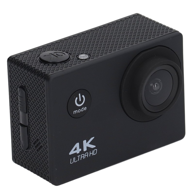 Outdoor Sports Camera 4K Wifi ABS Waterproof High Definition Black