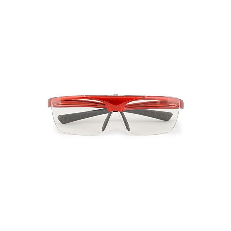 デューク 老眼鏡 跳ね上げ +2.0 度数 ハネアゲハイパー レッド DR-008-7+2.00