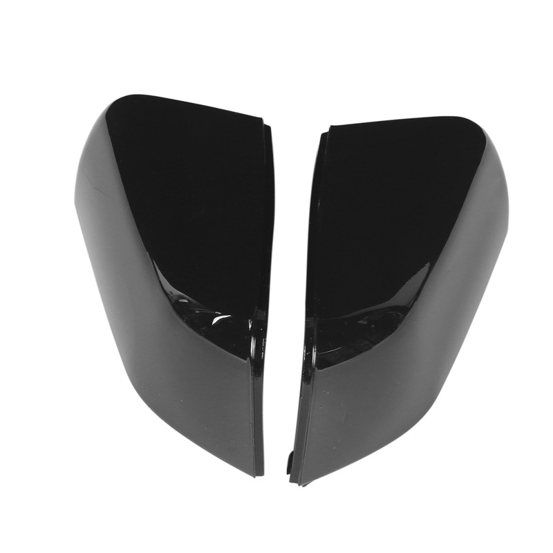 2PCS Door Mirror Cover LR019962 Glossy Black Replacement for LAND