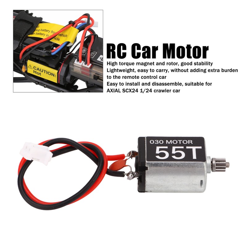 RC Car Motor Metal Low Noise Lightweight 030 55T Brushed