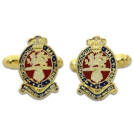 Princess of Wales's Royal Regiment Regimental Cufflinks