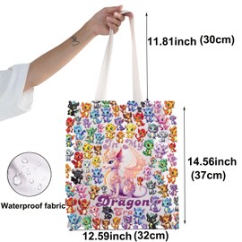 BWWKTOP Dragon Tote Bag Dragon Fans Gift In My Dragon Era Shoulder Bag Dragon Themed Gifts, Dragon Era, One Size