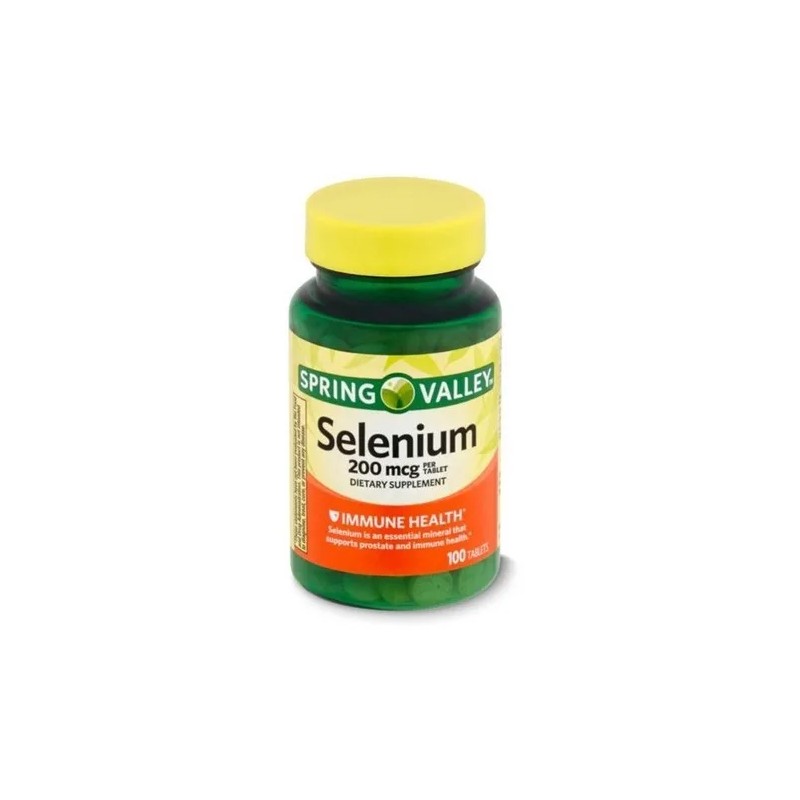 Selenio Selenium 200 Mcg 100tab Anticancerigeno Antioxidante Sabor Neutro