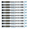 10 Pcs 5/32" Masonry Concrete Drill Bit Set for Tile