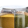 TOPINCN Grains Separate Storage Box, Home Damp Proof Rice Storage