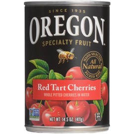 Oregon Fruit Pie Cherries Red Tart, 14.5-Ounce (Pack of 4)