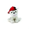 Burton & Burton Plush Eugene - White Bulldog with Baseball