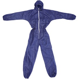 POLY PROP DISPOSABLE BOILERSUIT BLUE L