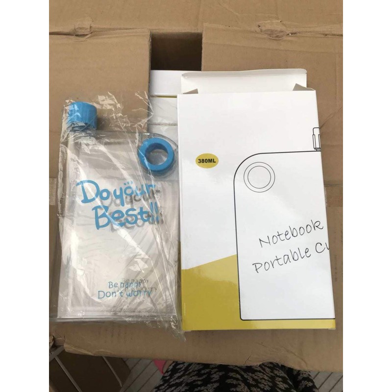 GS1 A5 Notebook water bottle (Black)