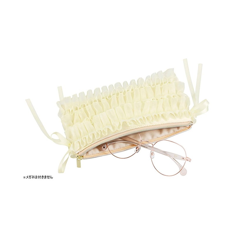 Zofu Glasses Case, Sunglasses Case, Ribbon, Ruffle, Pouch, Clothing, Stylish,