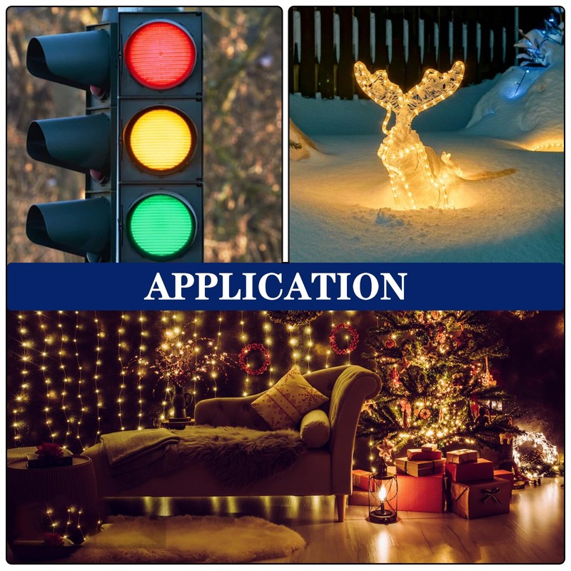 Juasky 150pcs 5mm LED Diode Lights,Clear LED Light Emitting Diodes