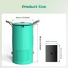 SPONDWILD Compost Bins Outdoor 32 Gallon Reusable Garden Yard Waste