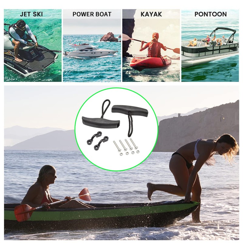 HoFire Kayak Handles, 2 Pieces Kayak Carry Pull Handles, Kayak