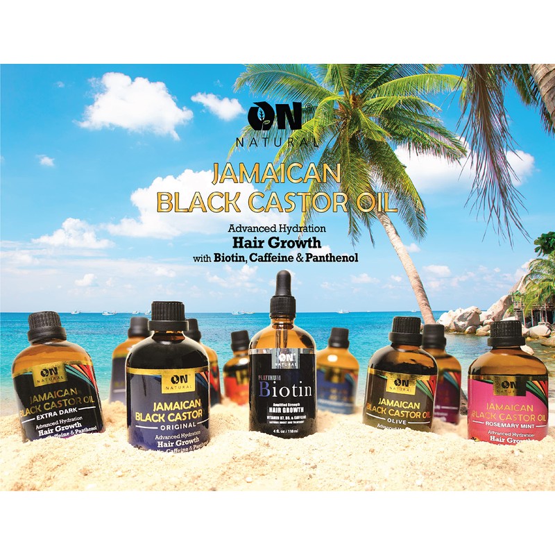 On Natural Jamaican Black Castor Oil [Olive] 4 oz