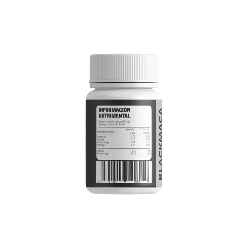 3 Pack Blackmaca Raíz Maca Negra 30 Caps Sfn 3
