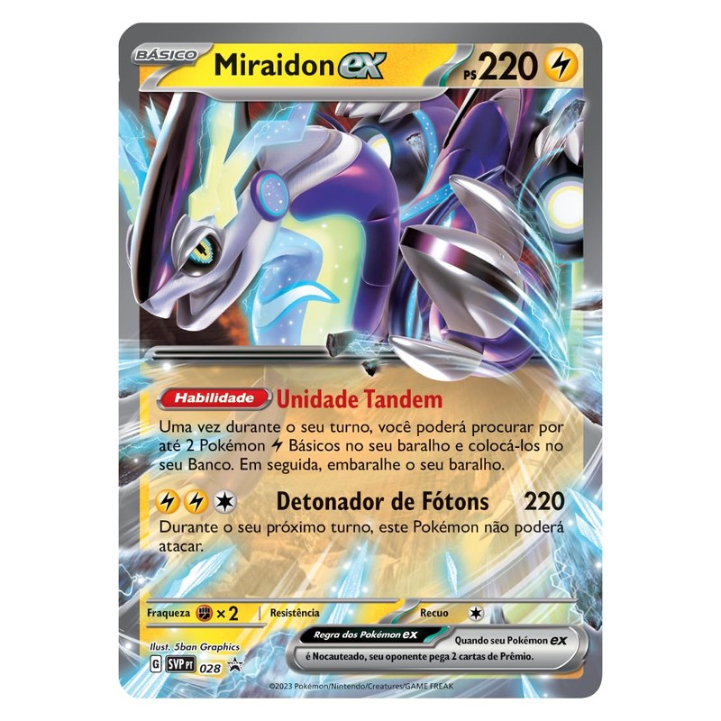 Pokémon TCG: Paldea Legends Tin - Miraidon (1 Foil Card