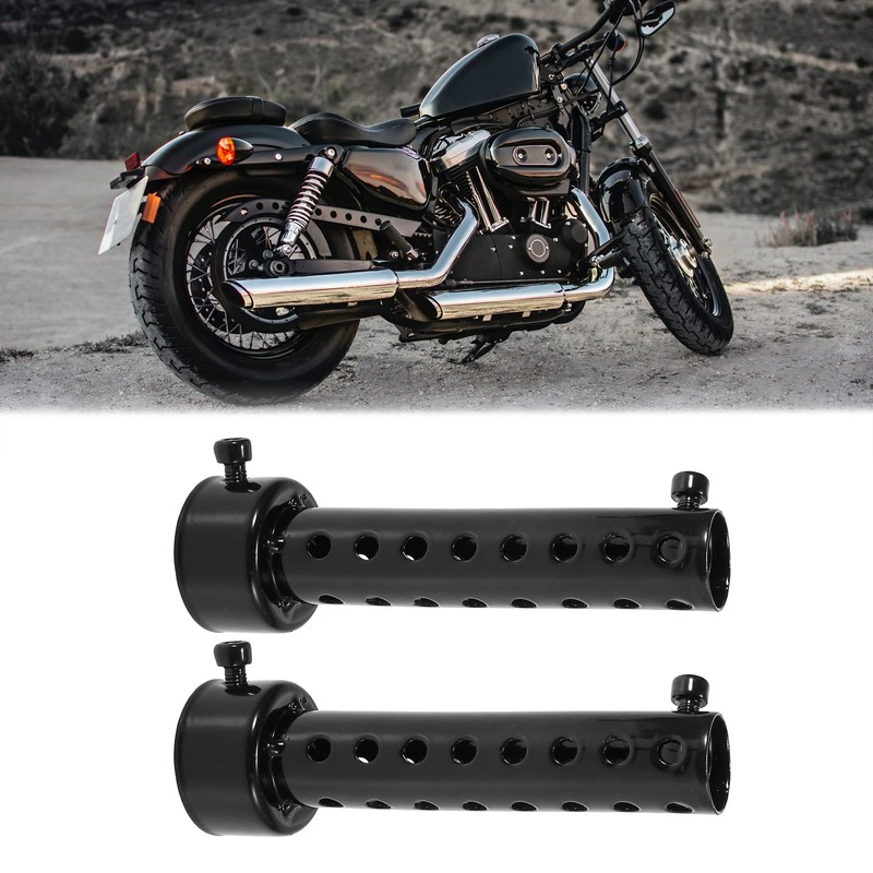 Motoforti 2 pieces 42 mm motorcycle exhaust silencer exhaust pipe