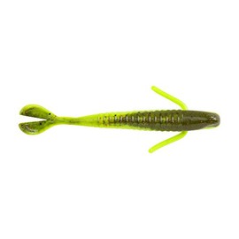 Berkley PowerBait Water Bug Fishing Soft Bait, Coppertreuse, 3.3in
