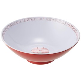 ENTEC TM-188 Wok 丼 Round White/Red 瑞祥 Ca – 11 