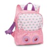 NICI Children's Backpack Pink 2 in 1 with Cuddly Toy