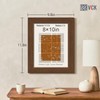 VCK 8x10 Frame Set of 5 - Brown, Solid Wood