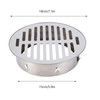 Nivvity Anti Blocking Balcony Floor Drain Stainless Steel Outdoor (160