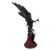 Ebros Gift Gothic Raven Crow Trainer Angel Fairy In Black