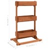 Vivastate Efficient Plant Display with Wooden Planter Stand, 3-Tiered Shelving