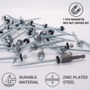 SKIR'CO (Pack of 60) Galvanised Roofing Screws 4.8 x 90mm