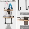 VINAEMO Ironing Board Hanger Wall Mount, 2-Layer Iron and Ironing