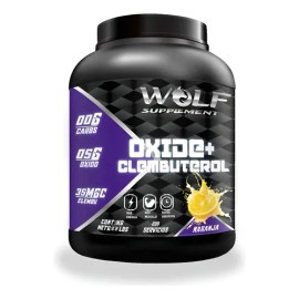 Óxido Nítrico + Clembuterol Wolf Suplements 1kg Pre Entreno